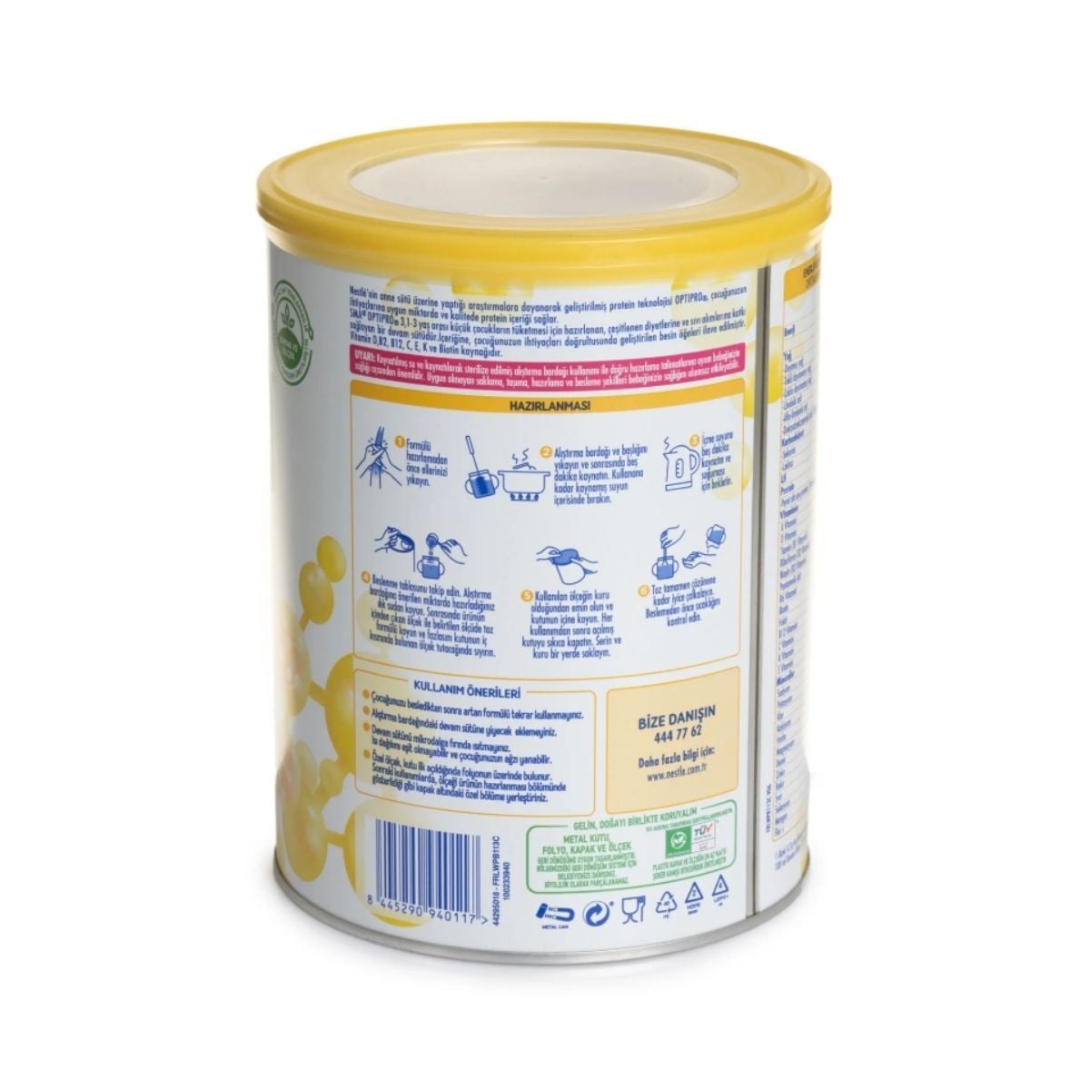 Sma 3 Numara Optipro Mama Devam Sütü 800 gr 3 Adet
