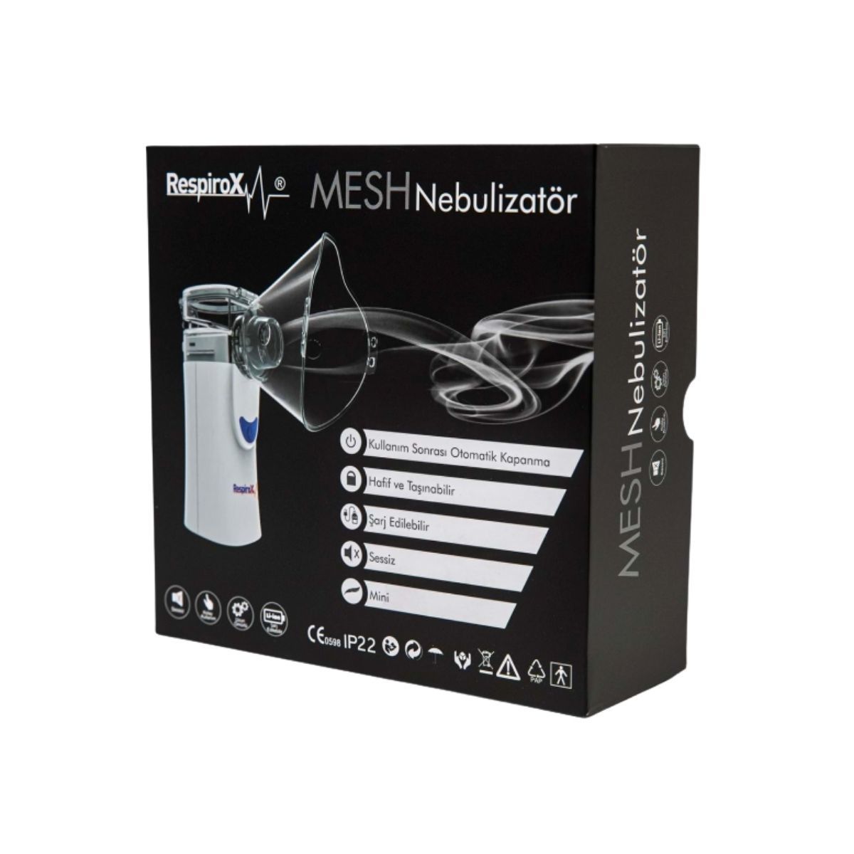 Respirox Mesh Nebulizatör Şarjlı UN100