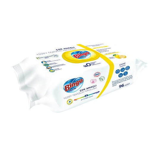 Bingo Yüzey Havlusu Limon Kokulu 96'lı