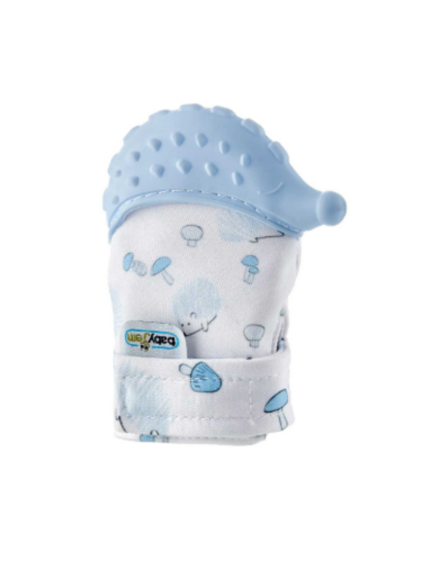 BABYJEM 612 DİŞ KAŞIYICI ELDİVEN KİRPİ MAVİ61203