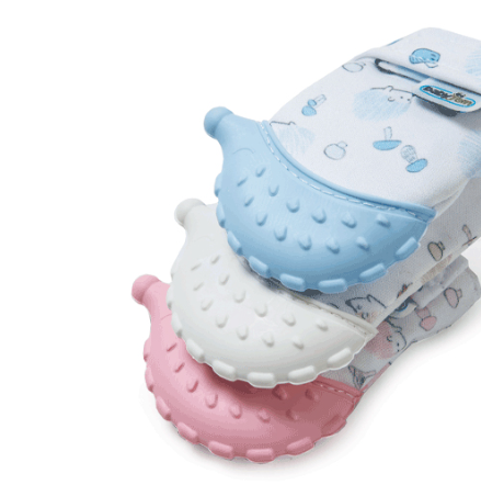 BABYJEM 612 DİŞ KAŞIYICI ELDİVEN KİRPİ MAVİ61203