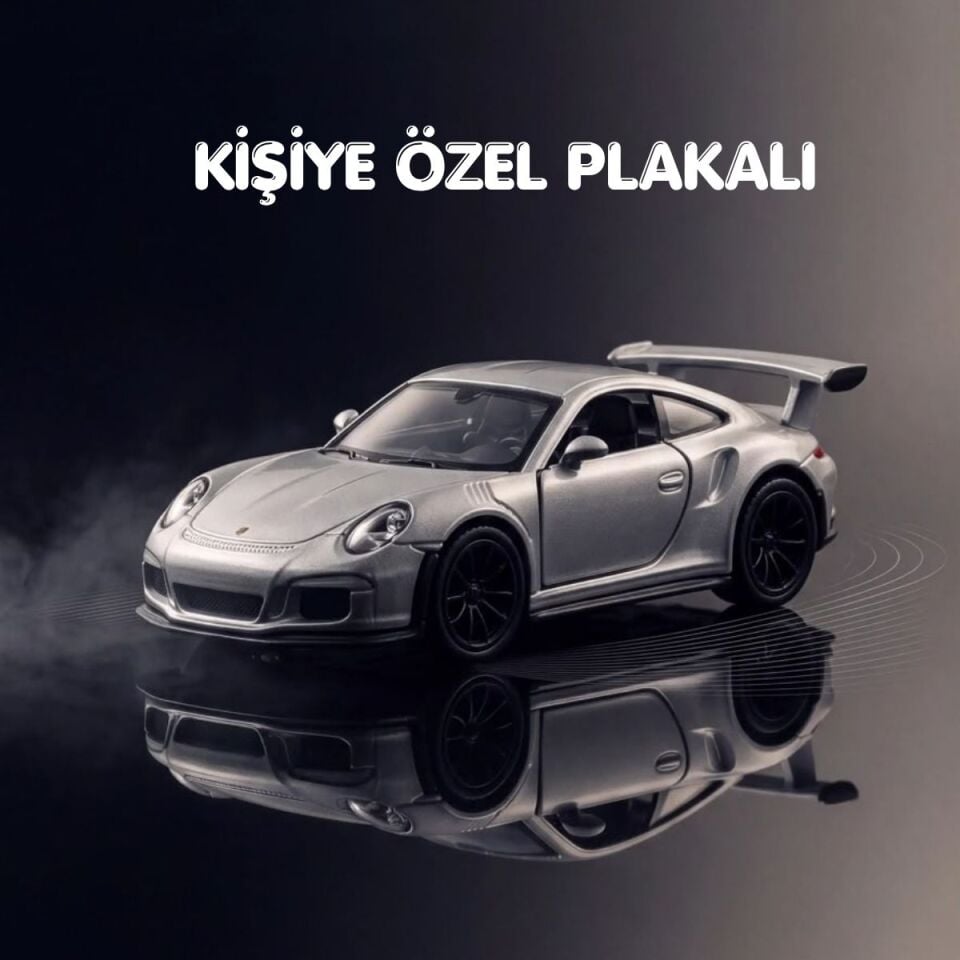 Porsche 911 GT3 Metal Araba - Gri
