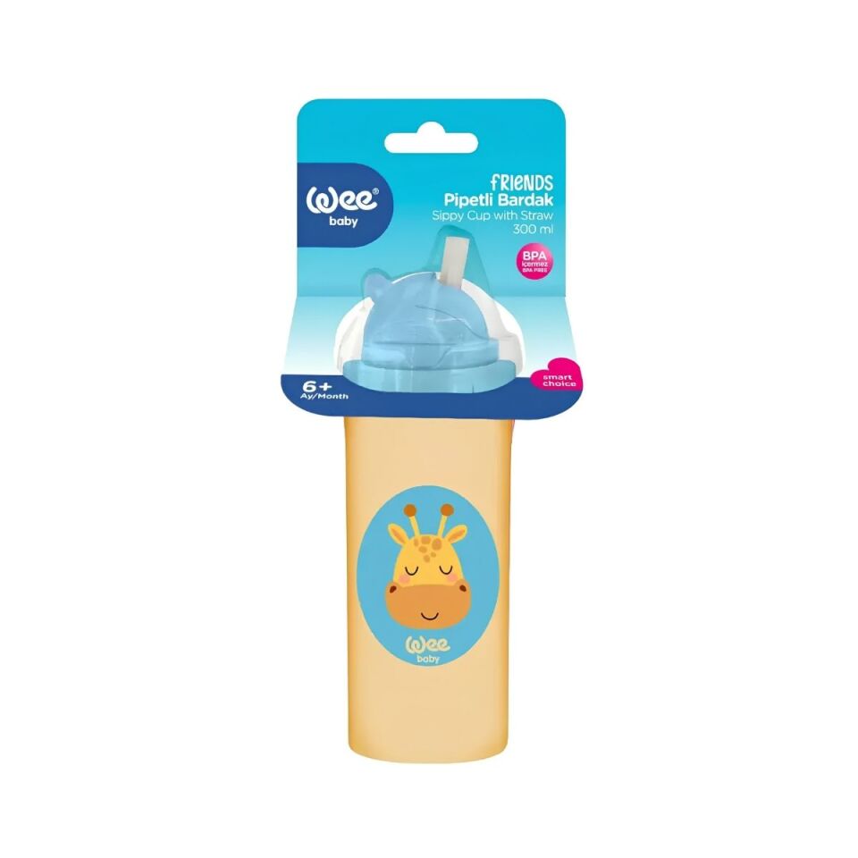 Wee Baby Friends Pipetli Bardak 300 Ml Kod:395
