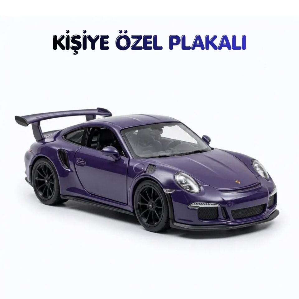 Porsche 911 GT3 Metal Araba - Mor