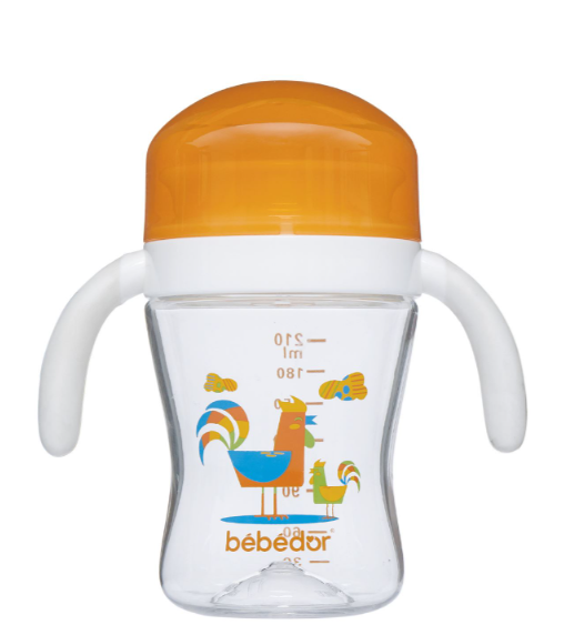 BEBEDOR 360 DERECE TRİTAN BARDAK 210 ML KOD:7507 6+ AY