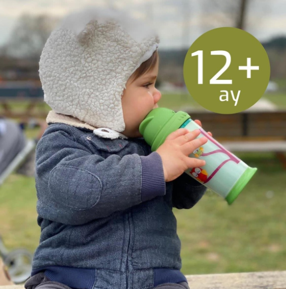 BEBEDOR KARANLIKTA PARLAYAN ALIŞTIRMA BARDAĞI 240 ML KOD:7510 12+ AY