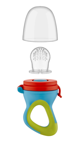 BABYJEM 600 SİLİKON UÇLU MEYVE SEBZE EMZİĞİ MAVİ 60002