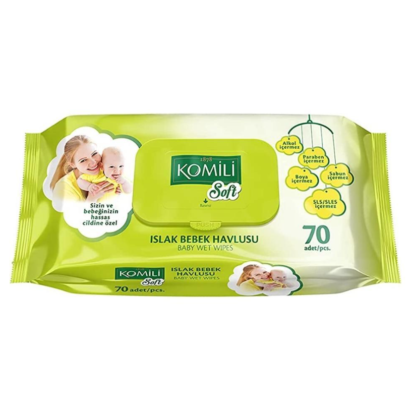 Komili Islak Havlu Tekli 70'li