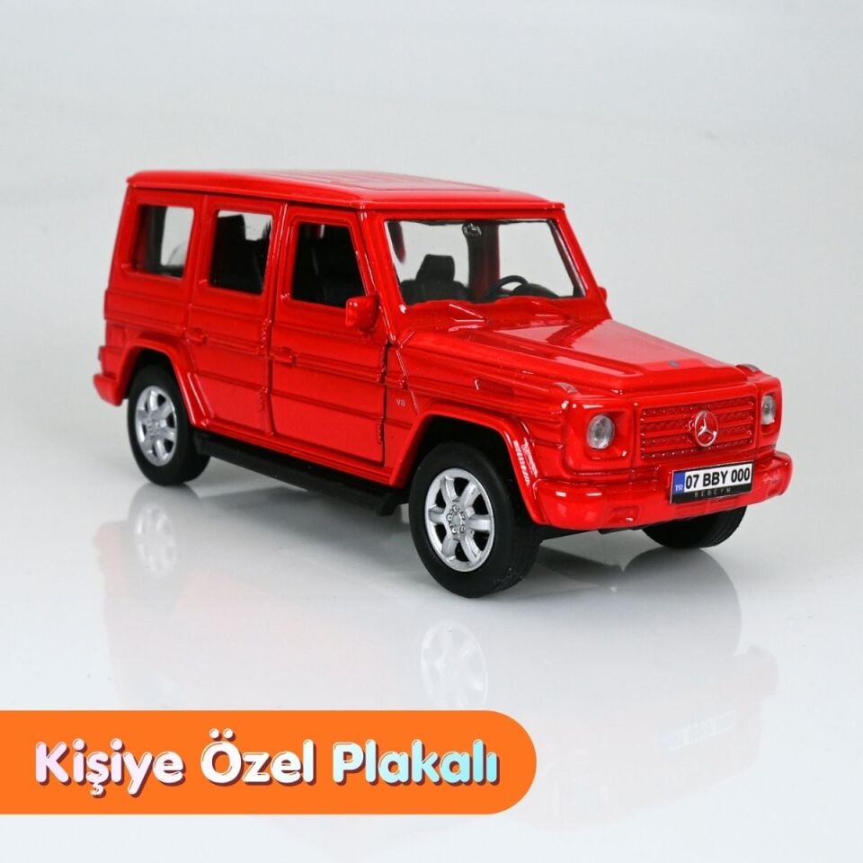 Mercedes G-Class Metal Araba - Kırmızı