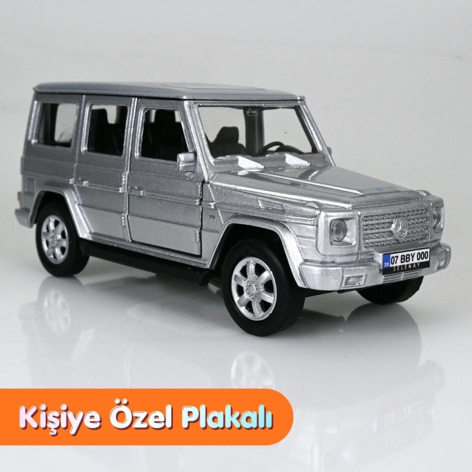 Mercedes G-Class Metal Araba - Gri