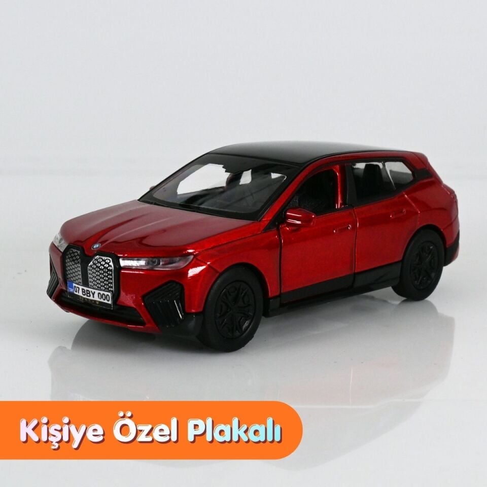 Bmw İX Metal Araba - Kırmızı
