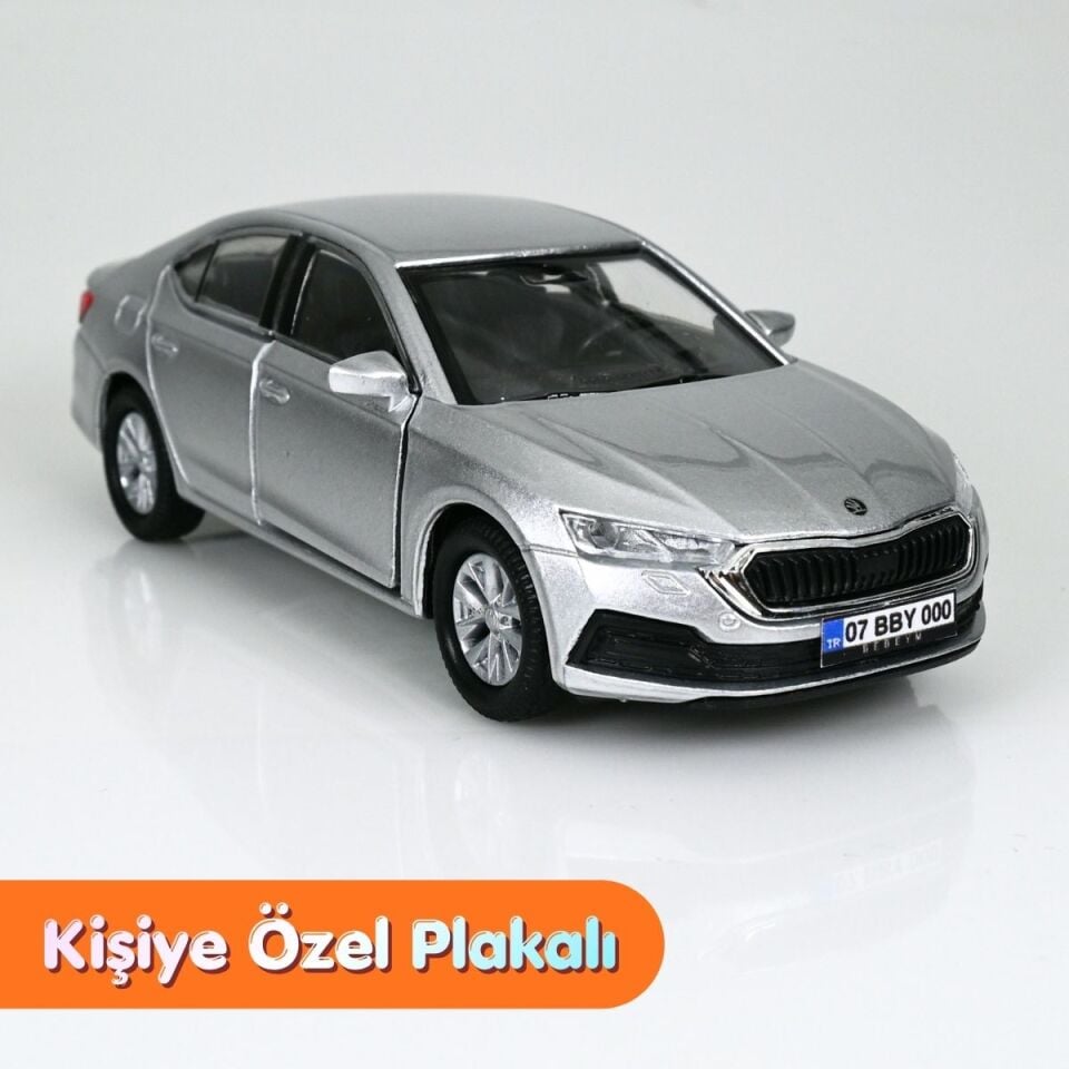 Skoda Oktavia Metal Araba 1:36 Gri