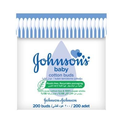 Johnsons Baby Cotton Buds Kulak Temizleme Çubuğu 200 Adet