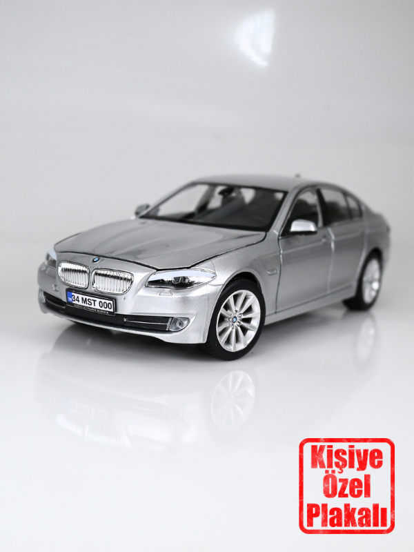 Bmw 535i 1:24 Metal Model Araba - Gri