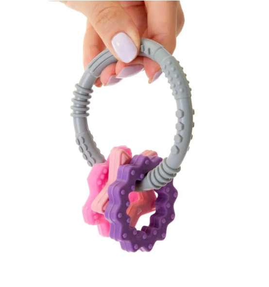 BABYJEM 807 SİLİKON HALKA DİŞLİK PEMBE 80702