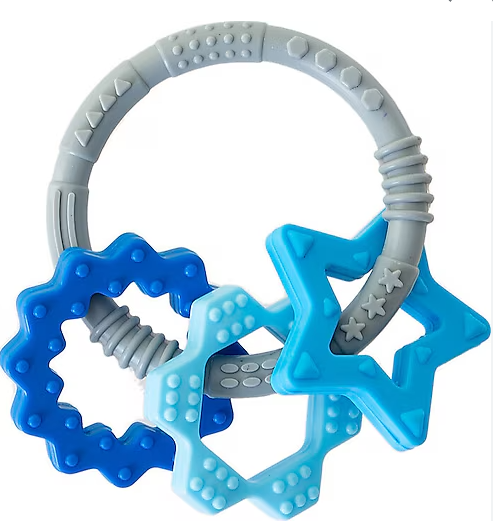 BABYJEM 807 SİLİKON HALKA DİŞLİK Mavi 80701