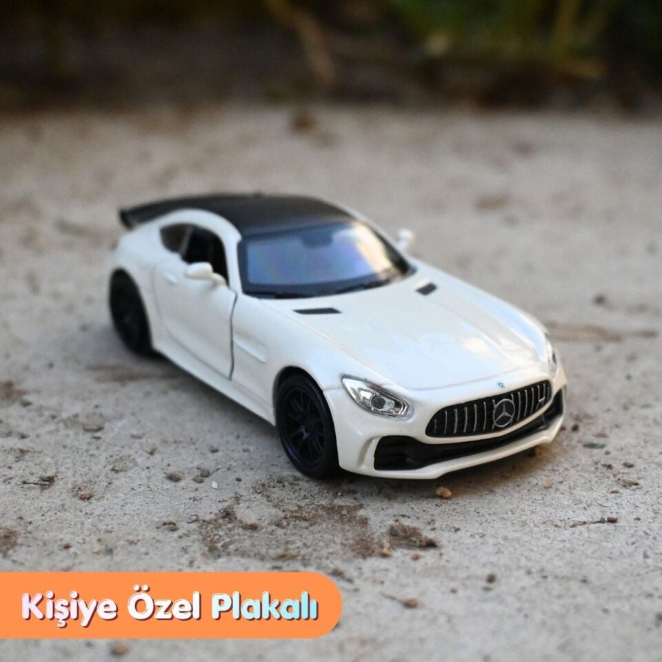 Mercedes-Benz Amg GTR Metal Araba - Beyaz