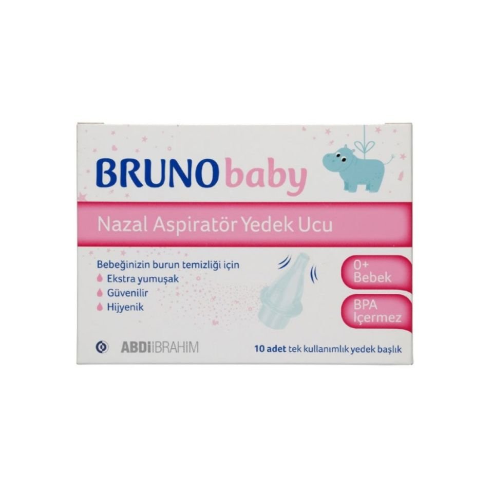 Bruno Baby Nazal Aspiratör Yedek Ucu 10lu