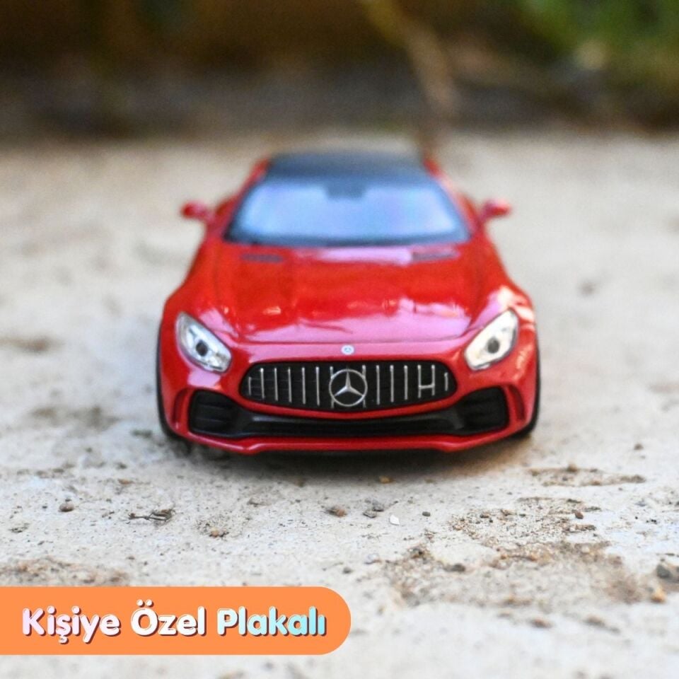 Mercedes-Benz Amg GTR Metal Araba - Kırmızı