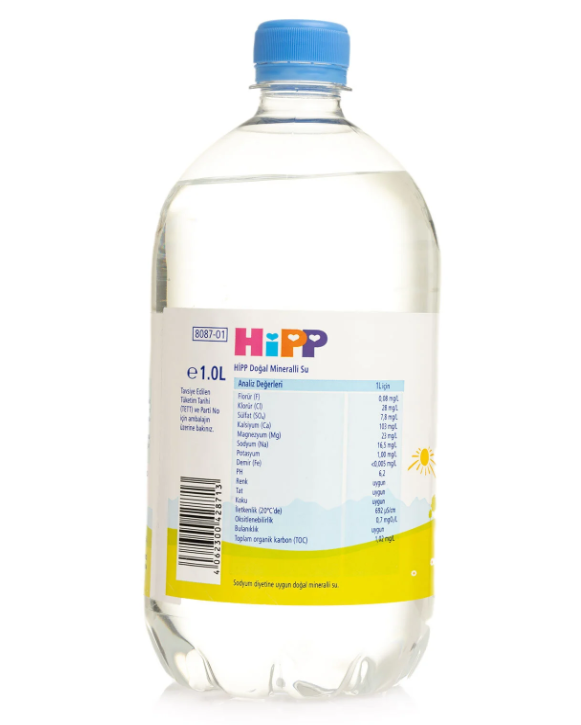 Hipp Doğal Mineralli Su 1 Litre