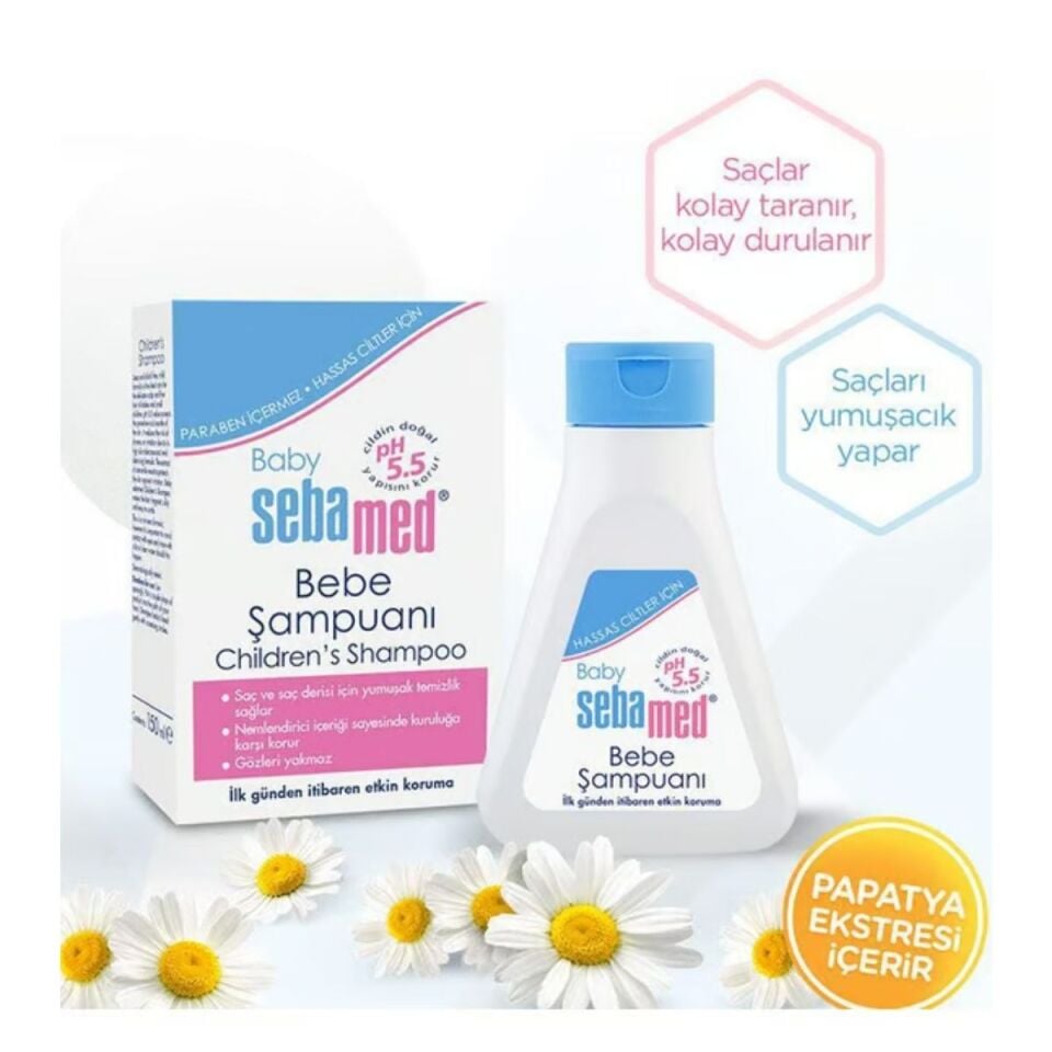 Sebamed Bebek Şampuanı Papatya Özü 250ml