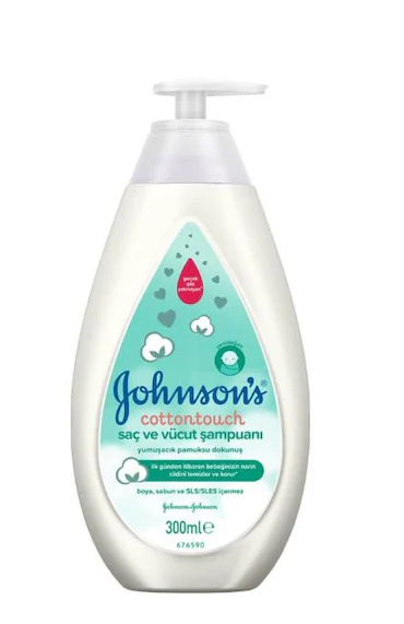 Johnson's Baby Cotton Touch Saç ve Vücut Şampuanı 300 ml