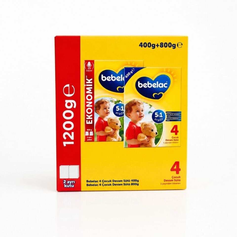 Bebelac 4 Çocuk Devam Sütü 800+400G