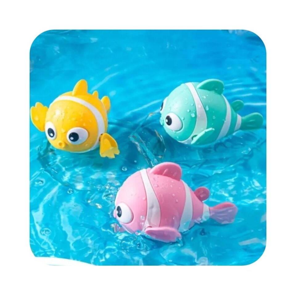 Kurmalı Balık Bebek Banyo Oyuncağı