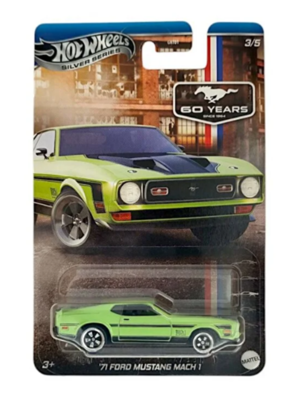 Hot Wheels Silver Series Araba 71 Ford Mustang Mach 1 JBY52
