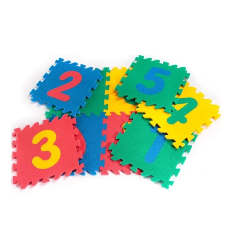 9 Parça Sayılar Puzzle Yer Matı