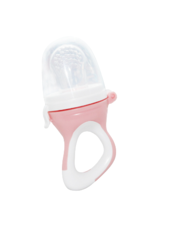 BABYJEM 600 SİLİKON UÇLU MEYVE SEBZE EMZİĞİ PEMBE 60001
