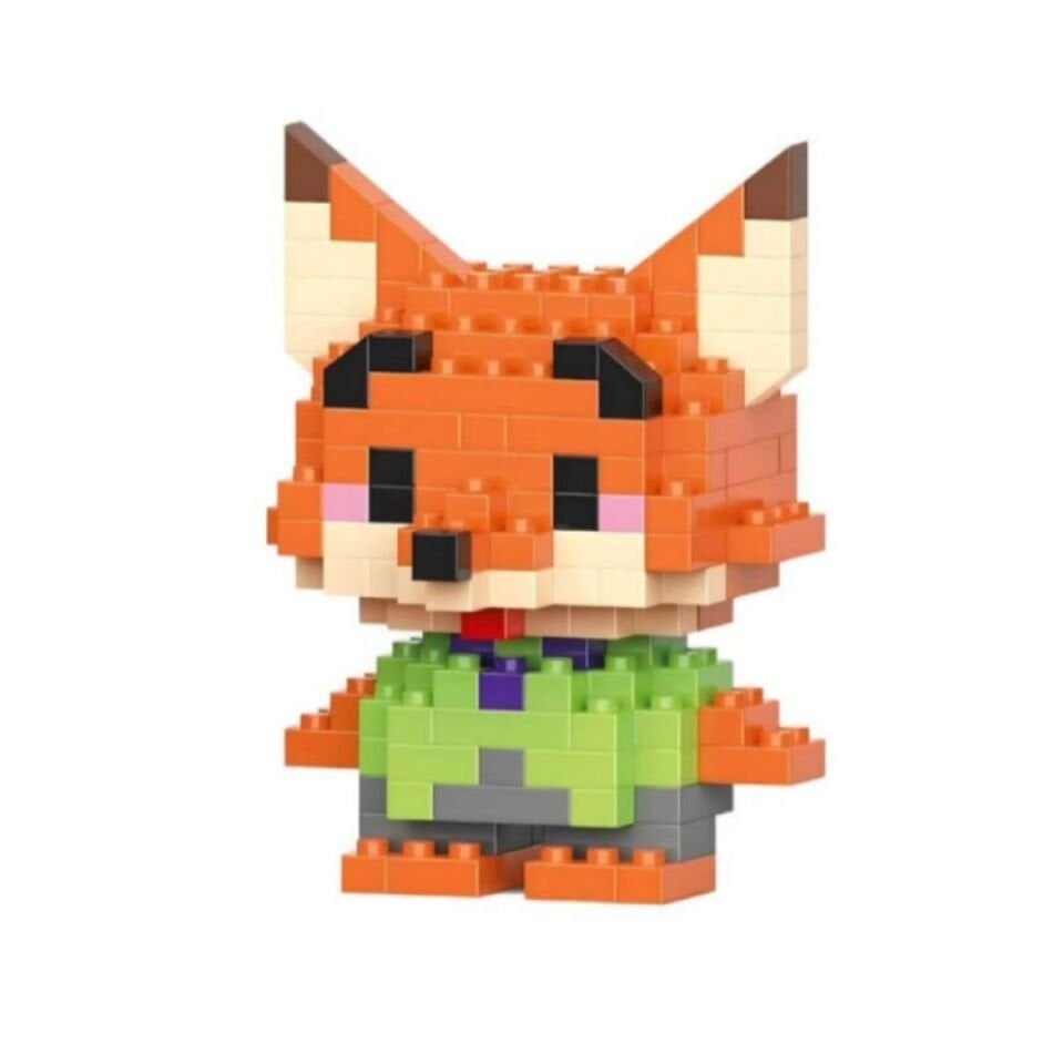 Bricks Zootropolis Nick Wilde Mini Lego Figürü