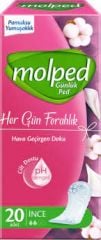 Molped Her Gün Ferahlık Günlük İnce Ped 20’li