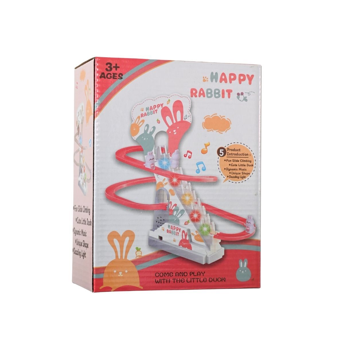 Happy Rabbıt Kutuda Pilli Tavşan Merdivenli