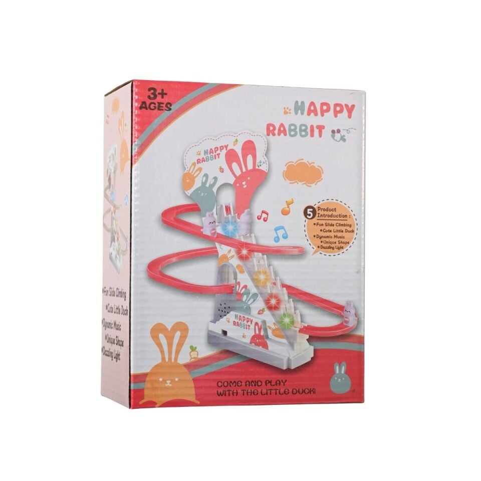 Happy Rabbıt Kutuda Pilli Tavşan Merdivenli