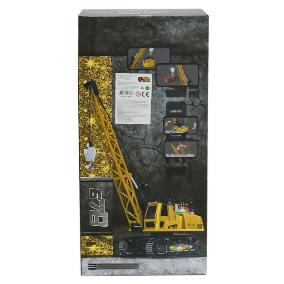 Channel Uzaktan Kumandalı Şarjlı Kule Vinç