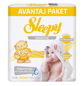 Sleepy Sensıtıve Islak Havlu 3x90