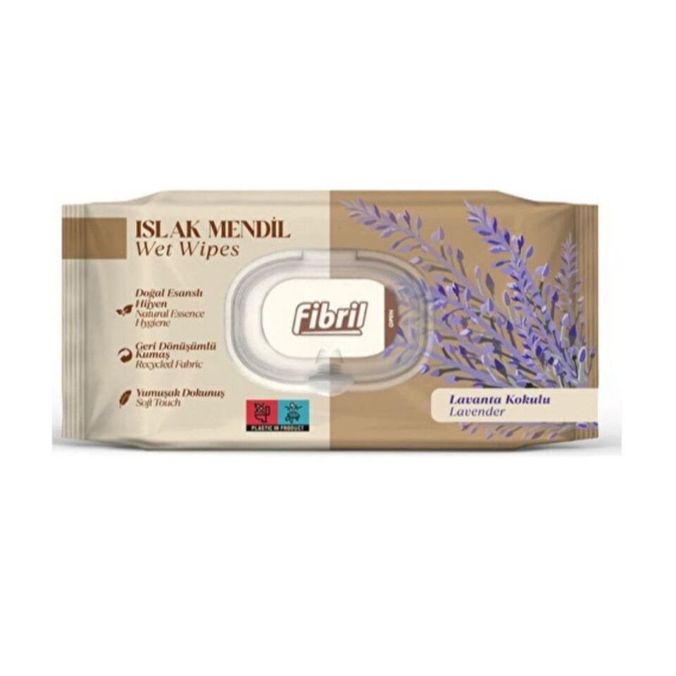 Fibril Lavanta Islak Mendil 90 lı