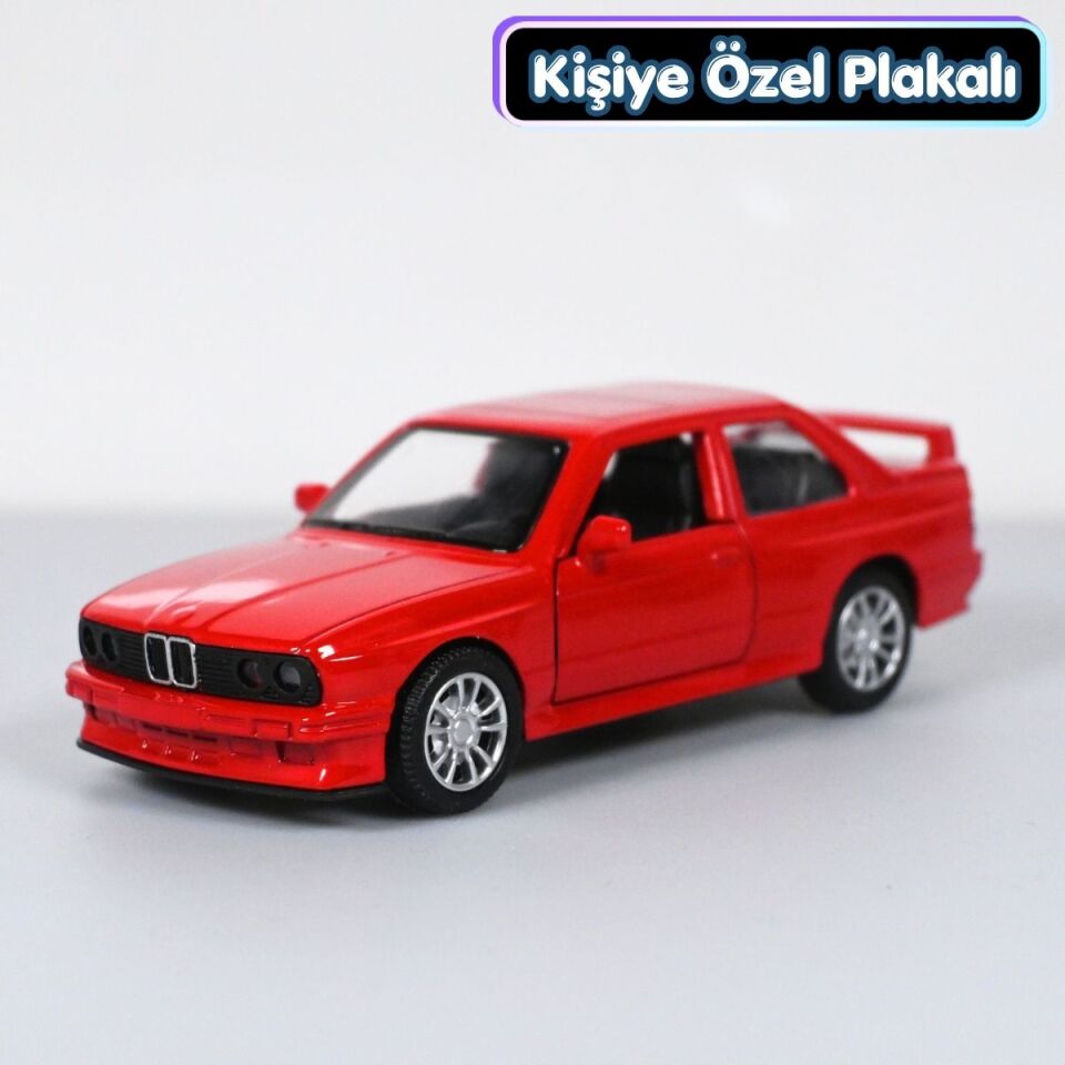 Bmw M3 E30 Metal Araba 1:36 Kırmızı