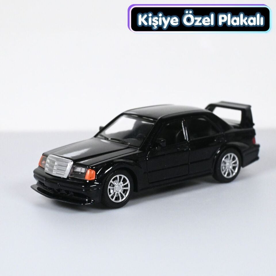 Mercedes 190E Metal Araba 1:36 Siyah