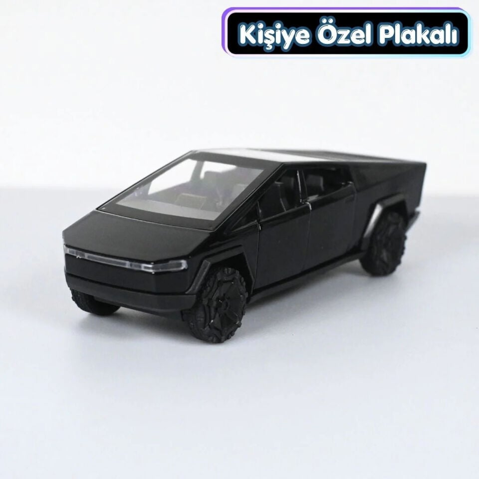 Tesla Cybertruck Metal Oyuncak Araba 1:36 Siyah