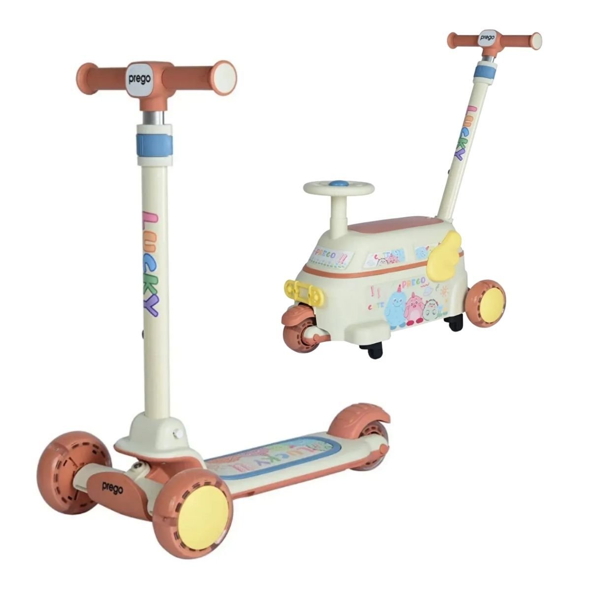 PREGO LUCKY SCOOTER BEJ 	L809