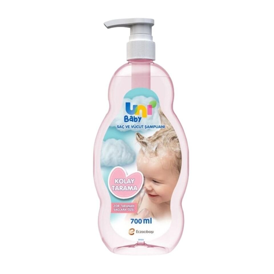 Uni Baby Boyasız Şampuan Kolay Tarama 700 ml