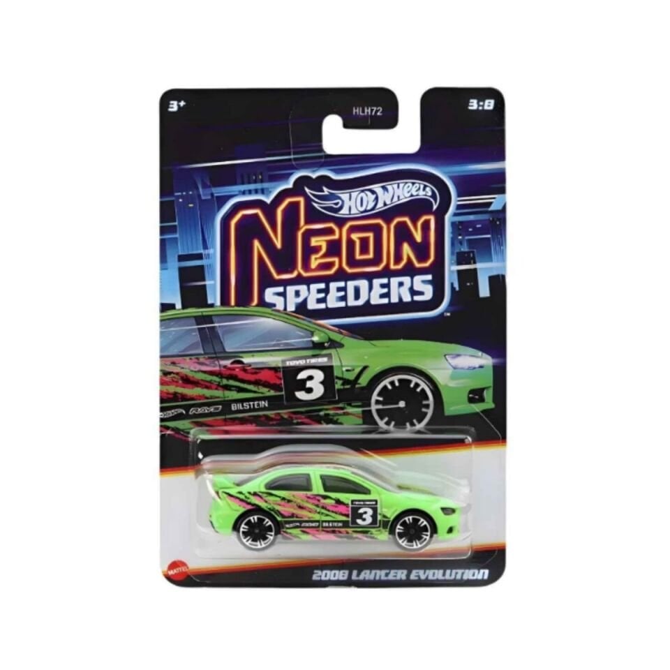 Hot Wheels Neon Yarışlar 2008 Lancer Evolition