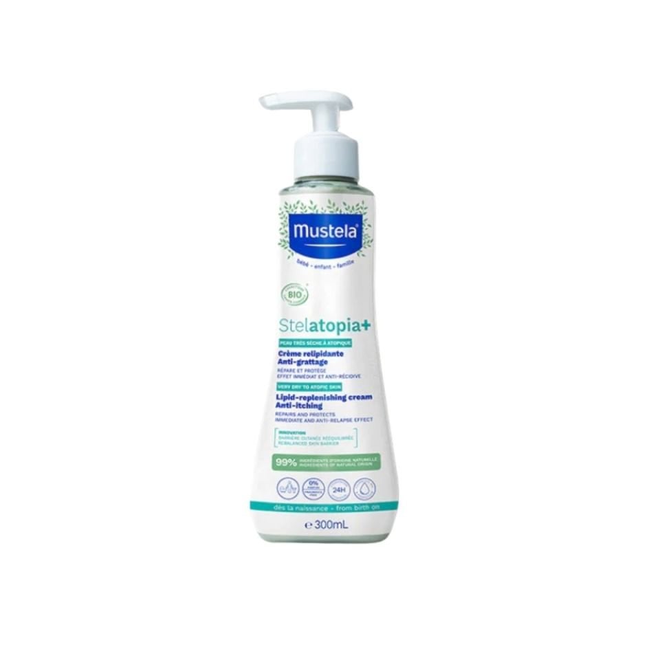 Mustela Stelatopia Lipit Yenileyici Krem Pompalı Şişe 300 ml