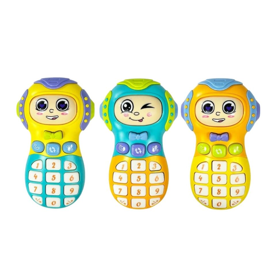 Işıklı ve Müzikli Cep Telefonu Bebek Piyanosu