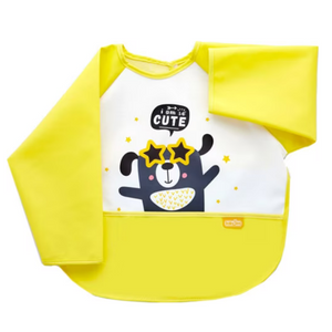 Babyjem Poli Muşamba Kollu Önlük Sarı 034