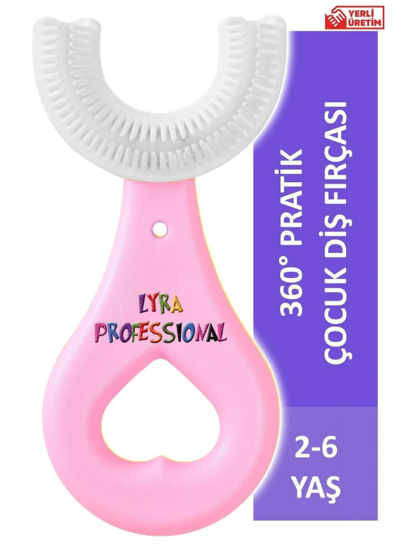 Lyra Professional Çocuk Diş Fırçası - Pembe
