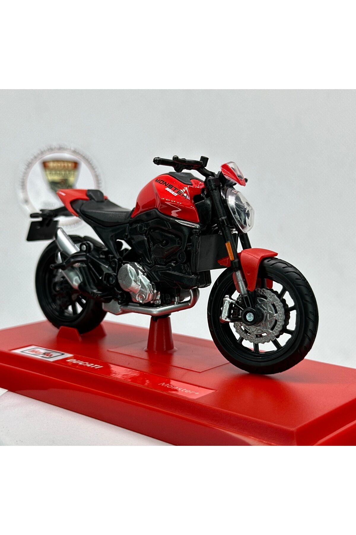 Moto Garage Ducati Monster 1:18 Diecast Maket Moto