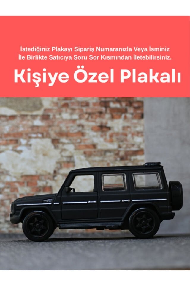 MERCEDES G63 METAL OYUNCAK ARABA SİYAH